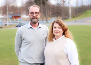 Mattias Lind Magg (VD) Nina Andersson (etableringsansvarig)